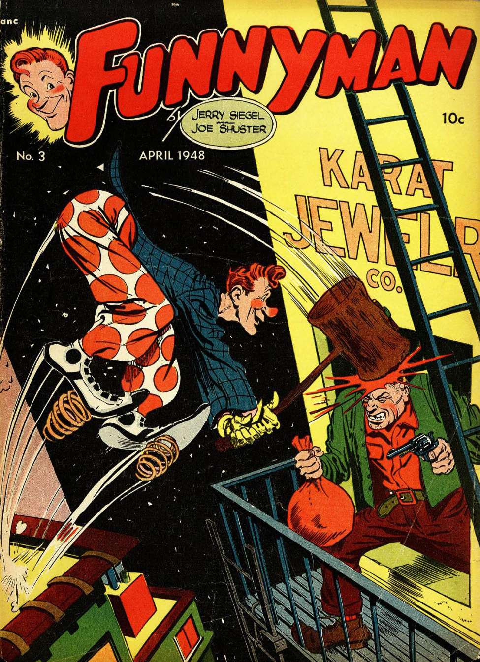 Comic Book Cover For Funnyman 3