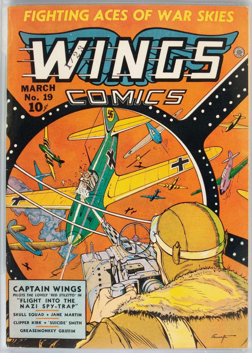 Comic Book Cover For Wings Comics 19 - Version 1