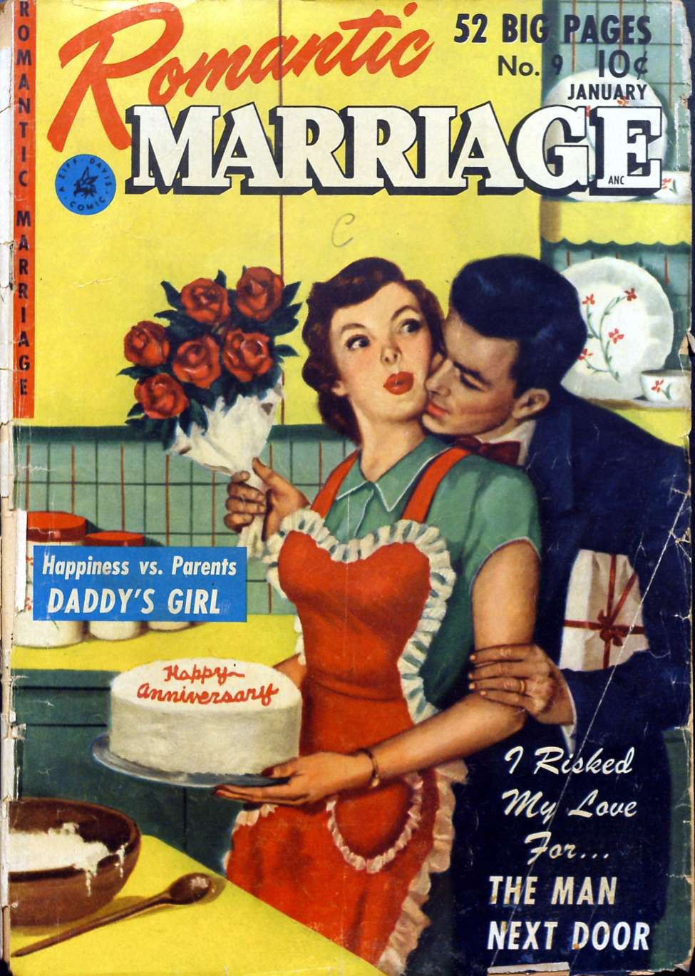 Comic Book Cover For Romantic Marriage 9