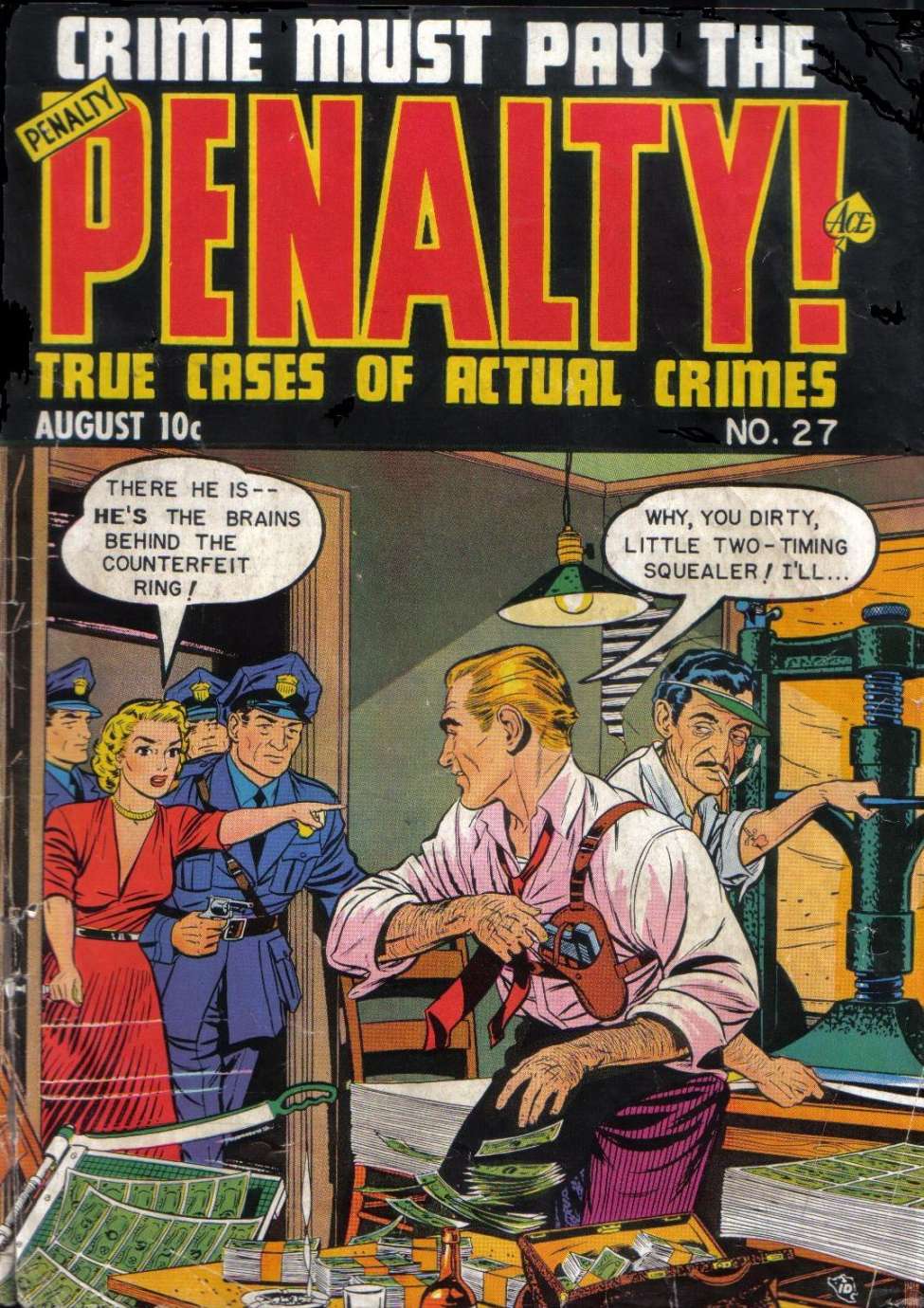Comic Book Cover For Crime Must Pay the Penalty 27