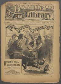 Large Thumbnail For Beadle's Half Dime Library 991 - Two Dudes from Doomed Camp