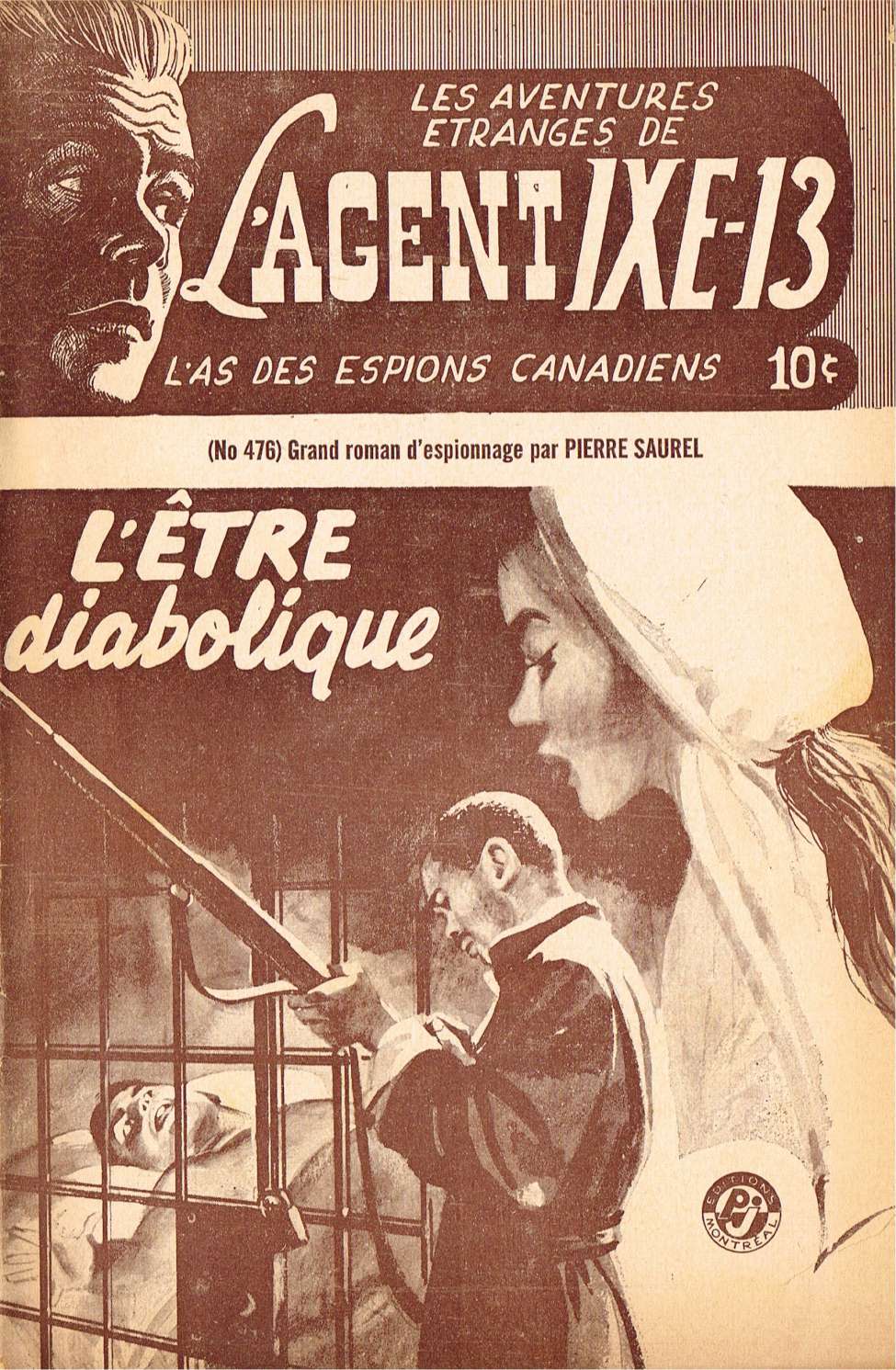 Book Cover For L'Agent IXE-13 v2 476 - L'être diabolique