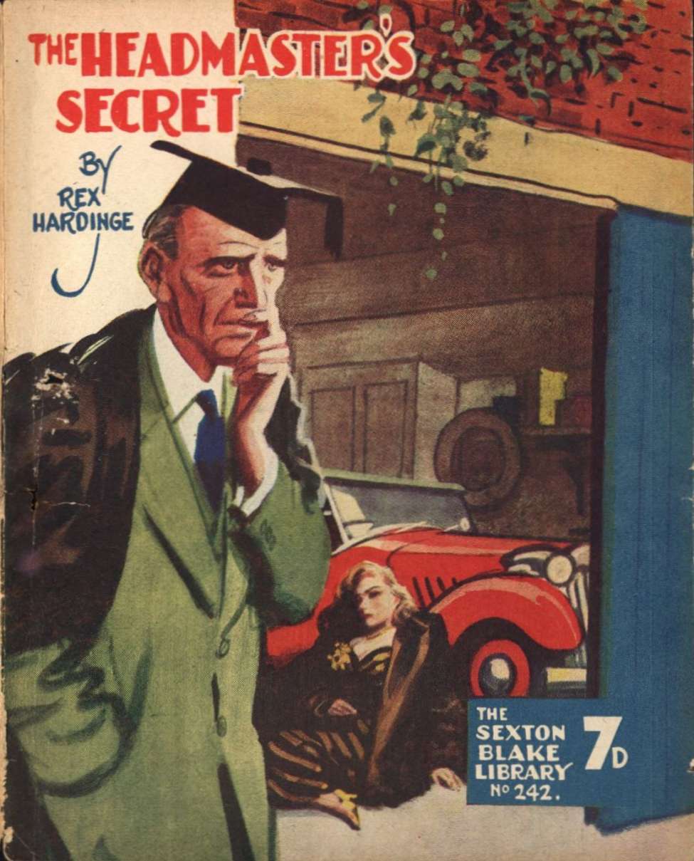 Comic Book Cover For Sexton Blake Library S3 242 - The Headmaster's Secret