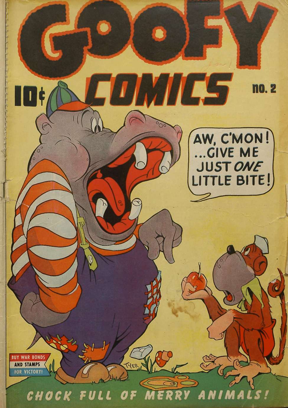 Comic Book Cover For Goofy Comics 2