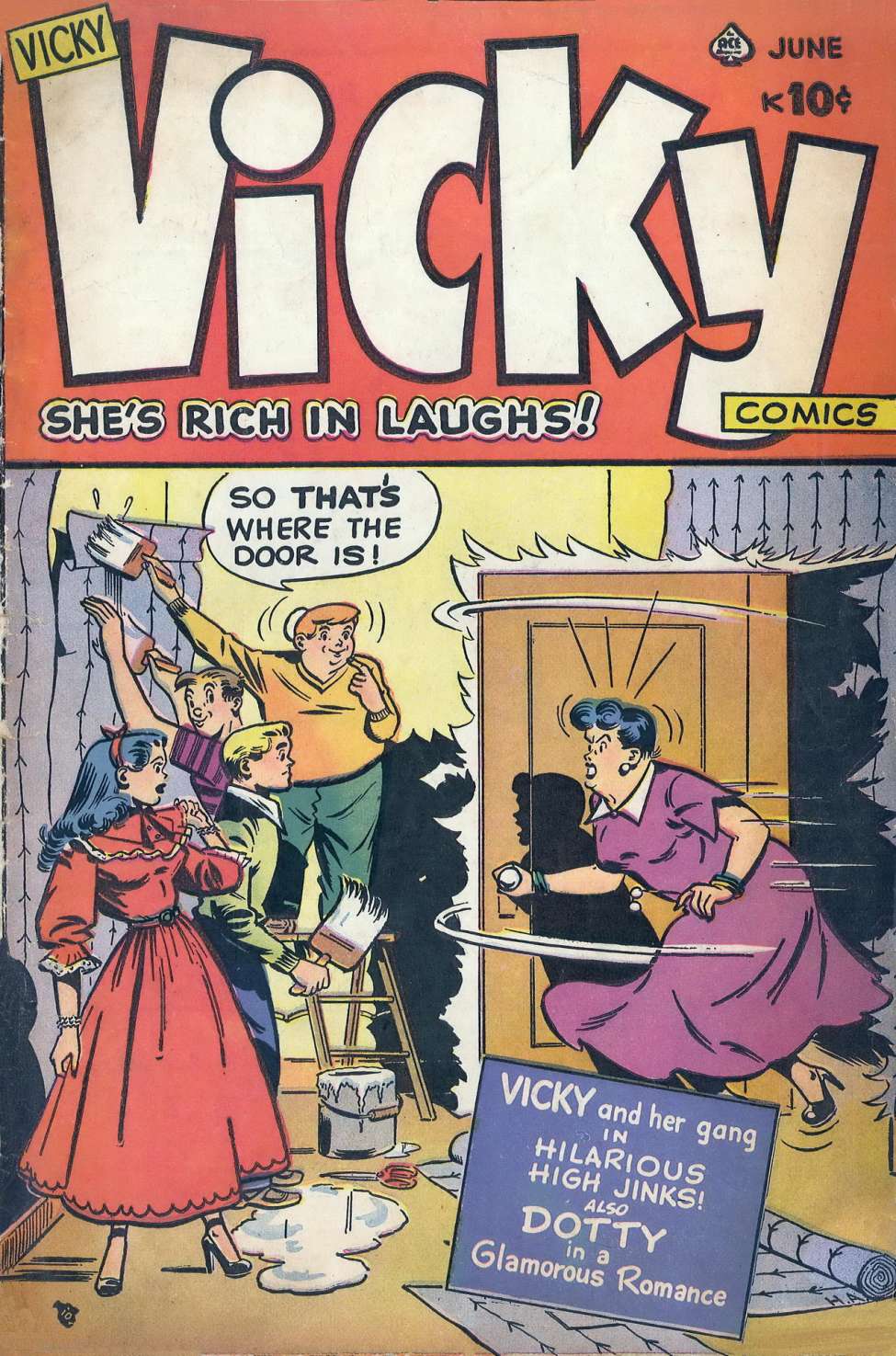 Comic Book Cover For Vicky 5