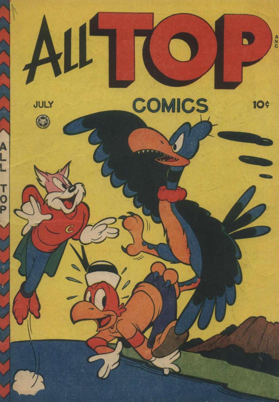 Comic Book Cover For All Top Comics 7a