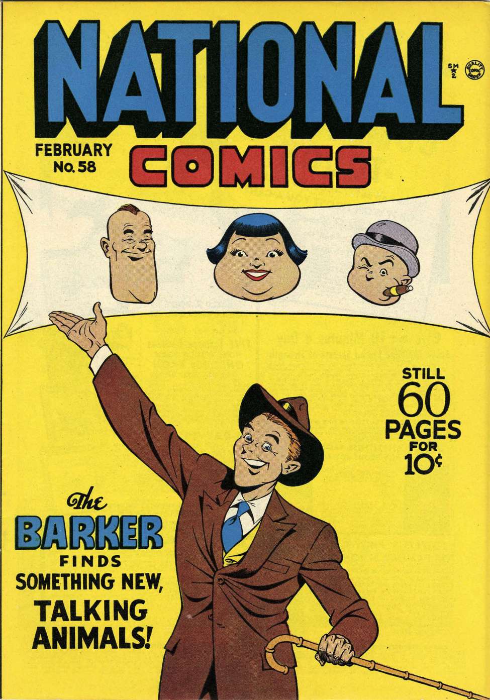 Comic Book Cover For National Comics 58 (alt) - Version 2