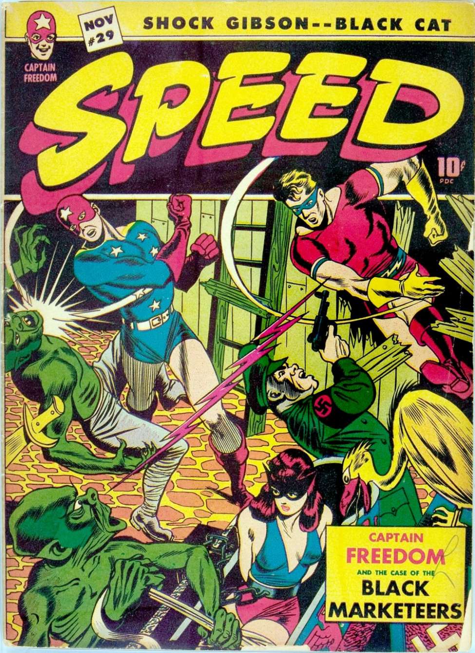 Comic Book Cover For Speed Comics 29