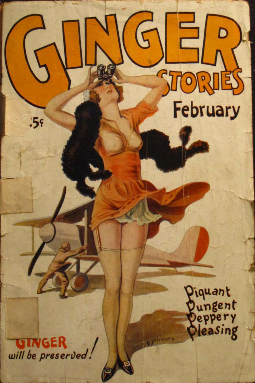 Comic Book Cover For Ginger Stories v2 4