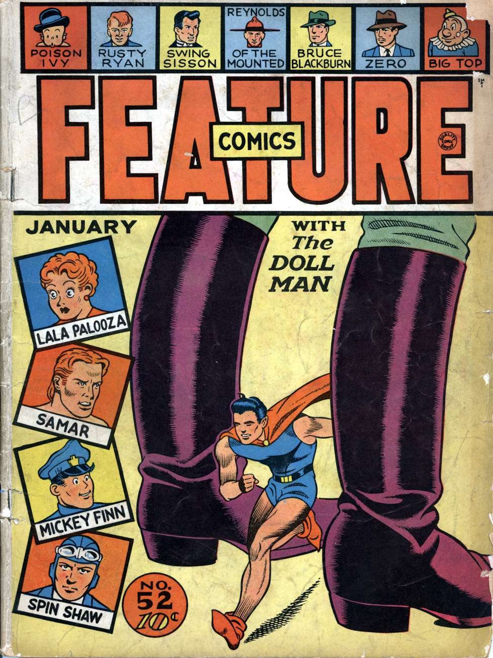 Book Cover For Feature Comics 52