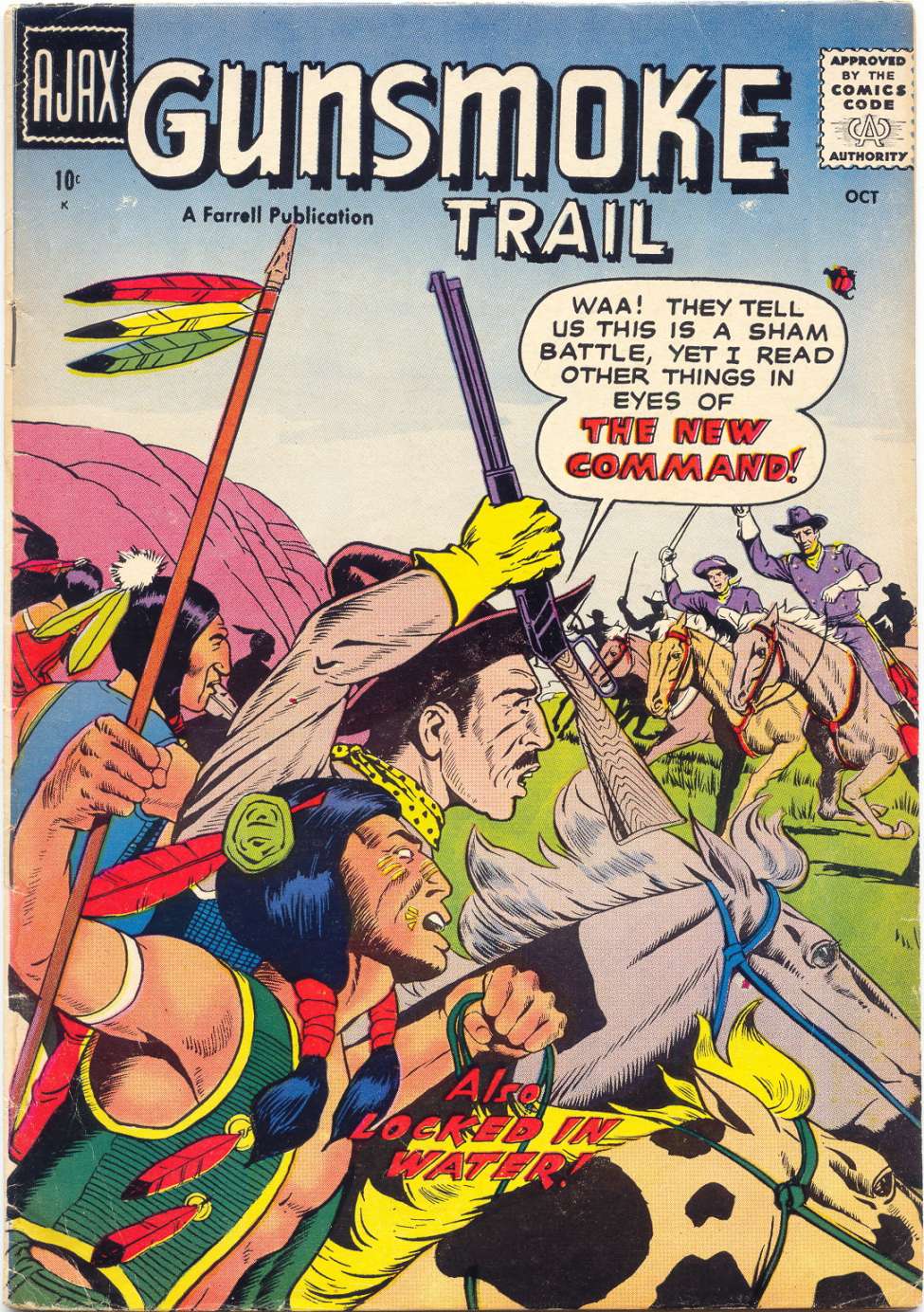 Comic Book Cover For Gunsmoke Trail 3