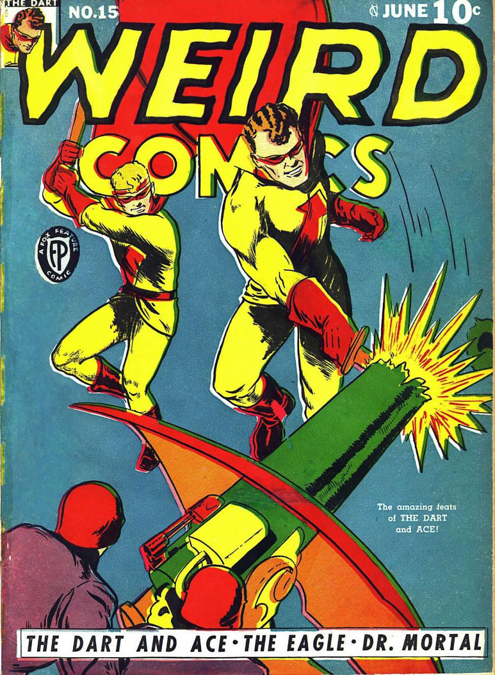 Book Cover For Weird Comics 15