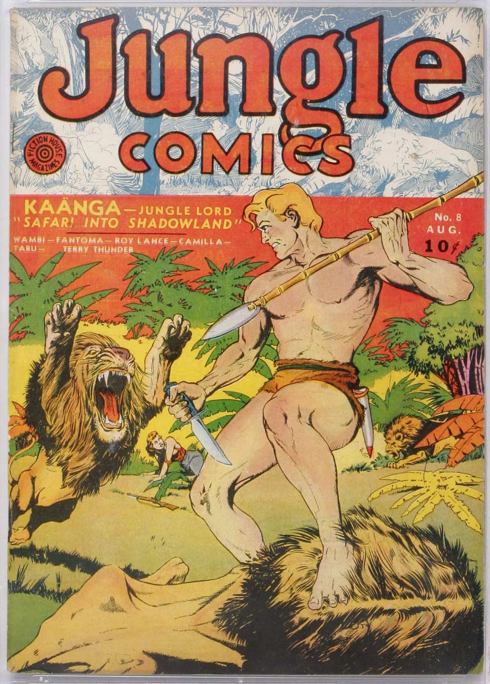 Book Cover For Jungle Comics 8