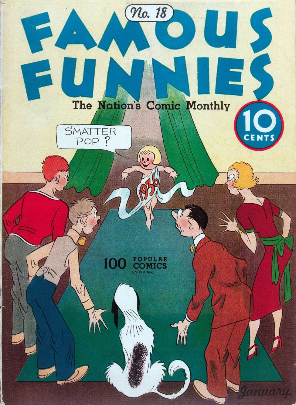 Book Cover For Famous Funnies 18