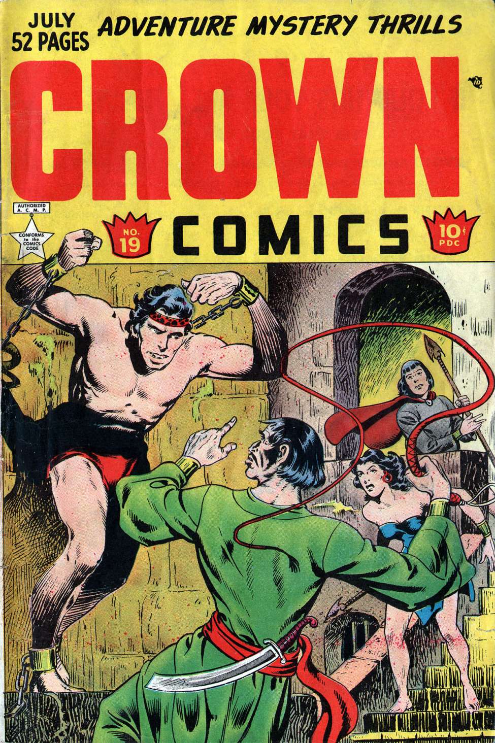 Book Cover For Crown Comics 19