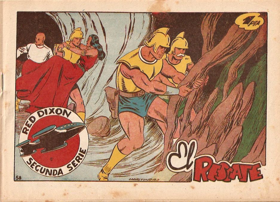 Comic Book Cover For Red Dixon 58 - El Rescate