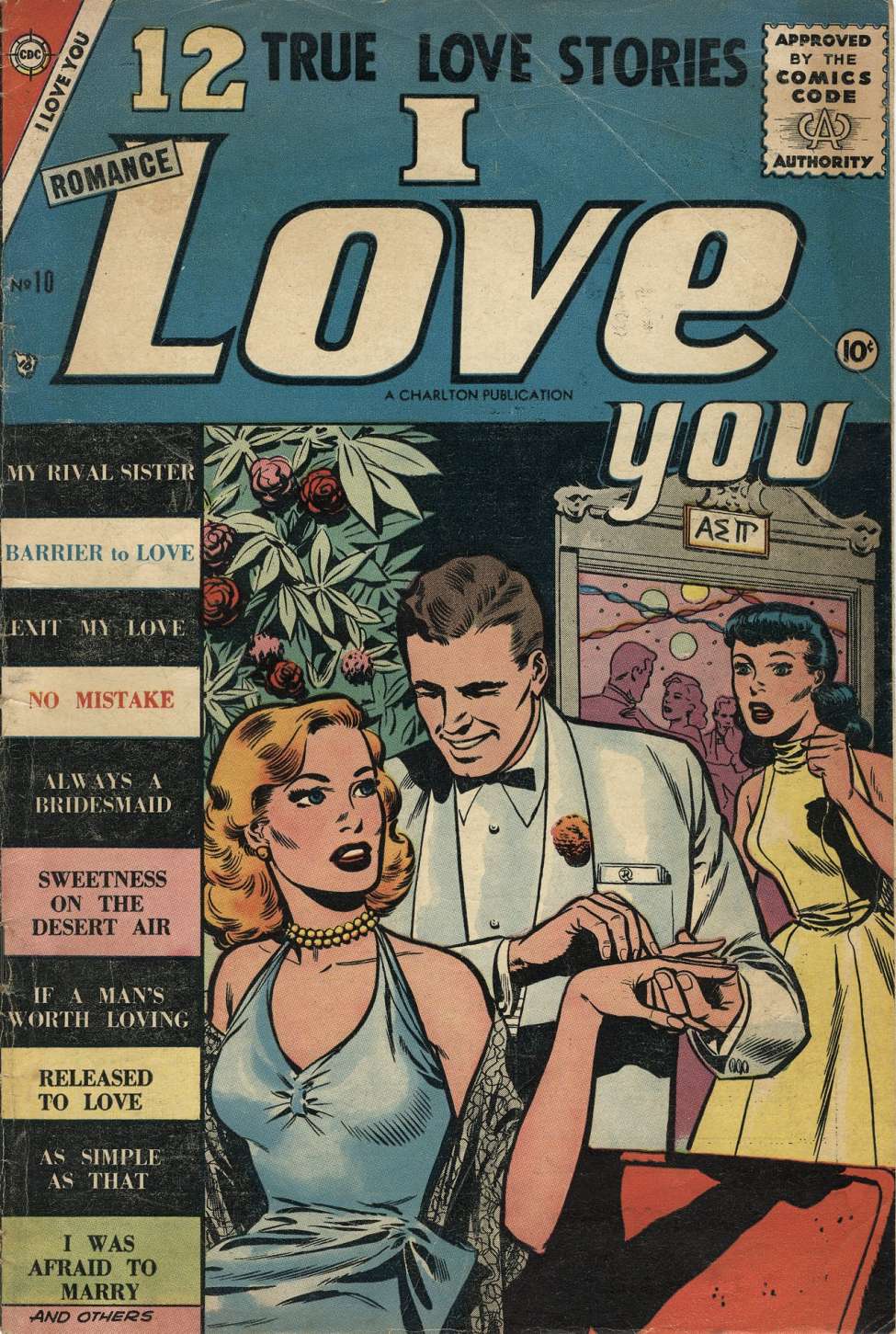 Comic Book Cover For I Love You 10