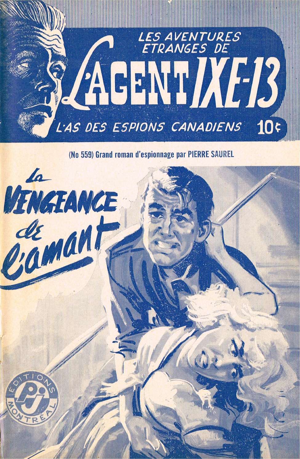 Book Cover For L'Agent IXE-13 v2 559 - La vengeance de l'amant