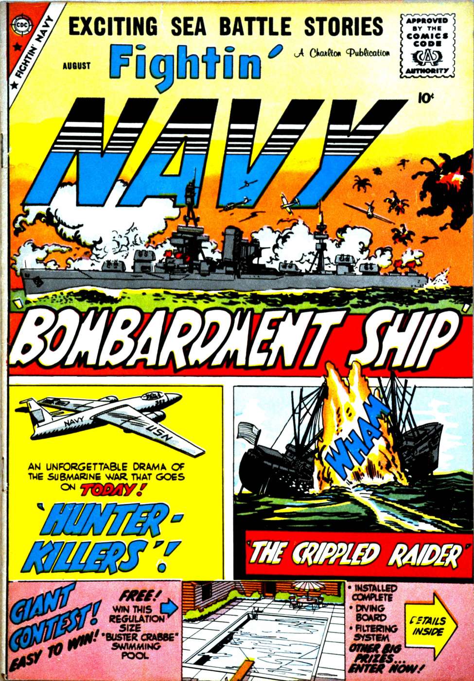 Comic Book Cover For Fightin' Navy 88 - Version 1