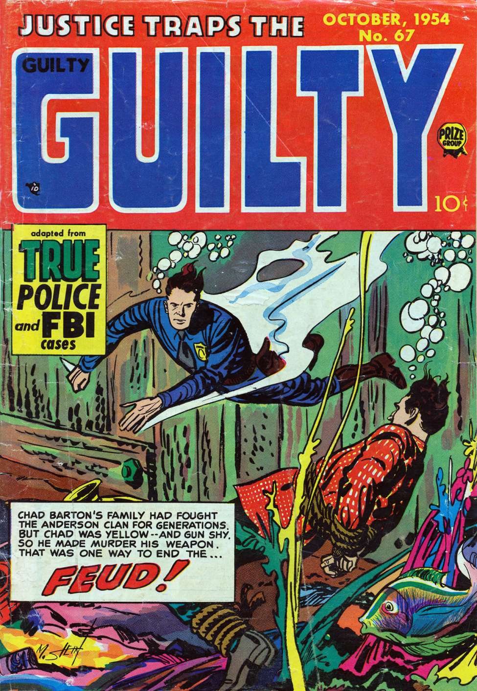 Comic Book Cover For Justice Traps the Guilty 67 - Version 1