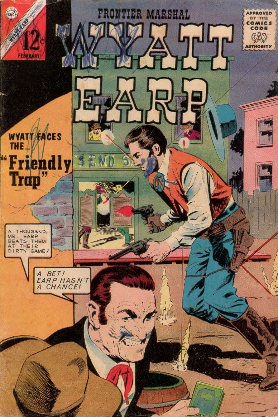 Comic Book Cover For Wyatt Earp Frontier Marshal 52