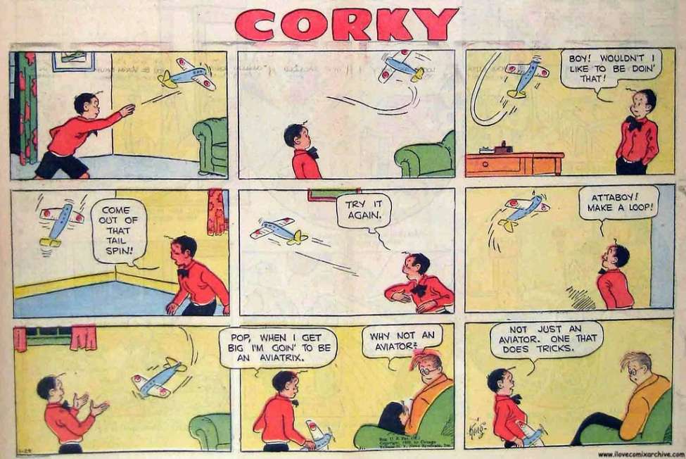 Comic Book Cover For Corky 1939