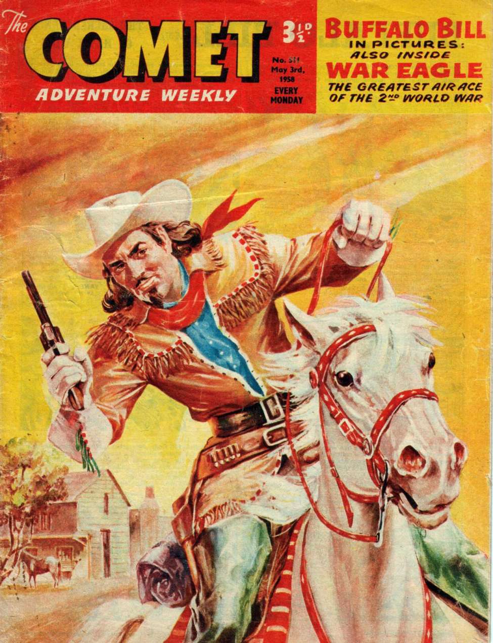 Comic Book Cover For The Comet 511