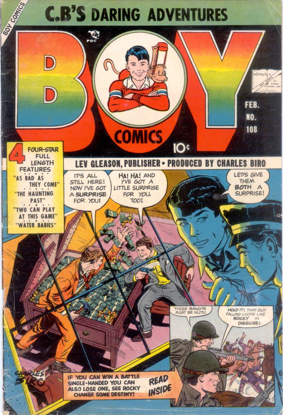 Book Cover For Boy Comics 108