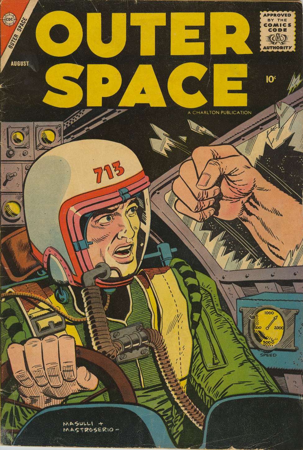 Comic Book Cover For Outer Space 18