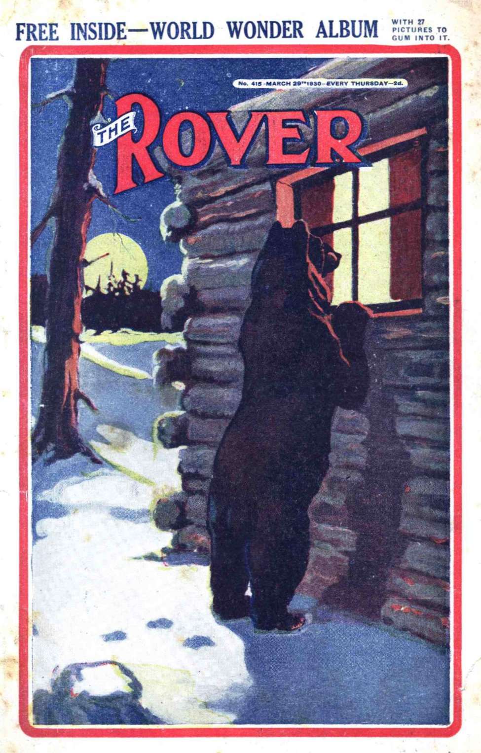 Comic Book Cover For The Rover 415