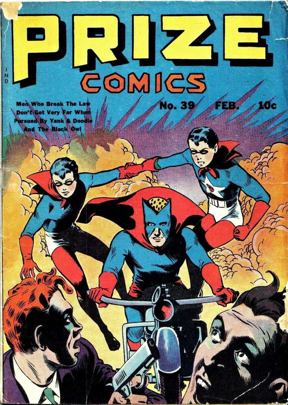Comic Book Cover For Prize Comics 39