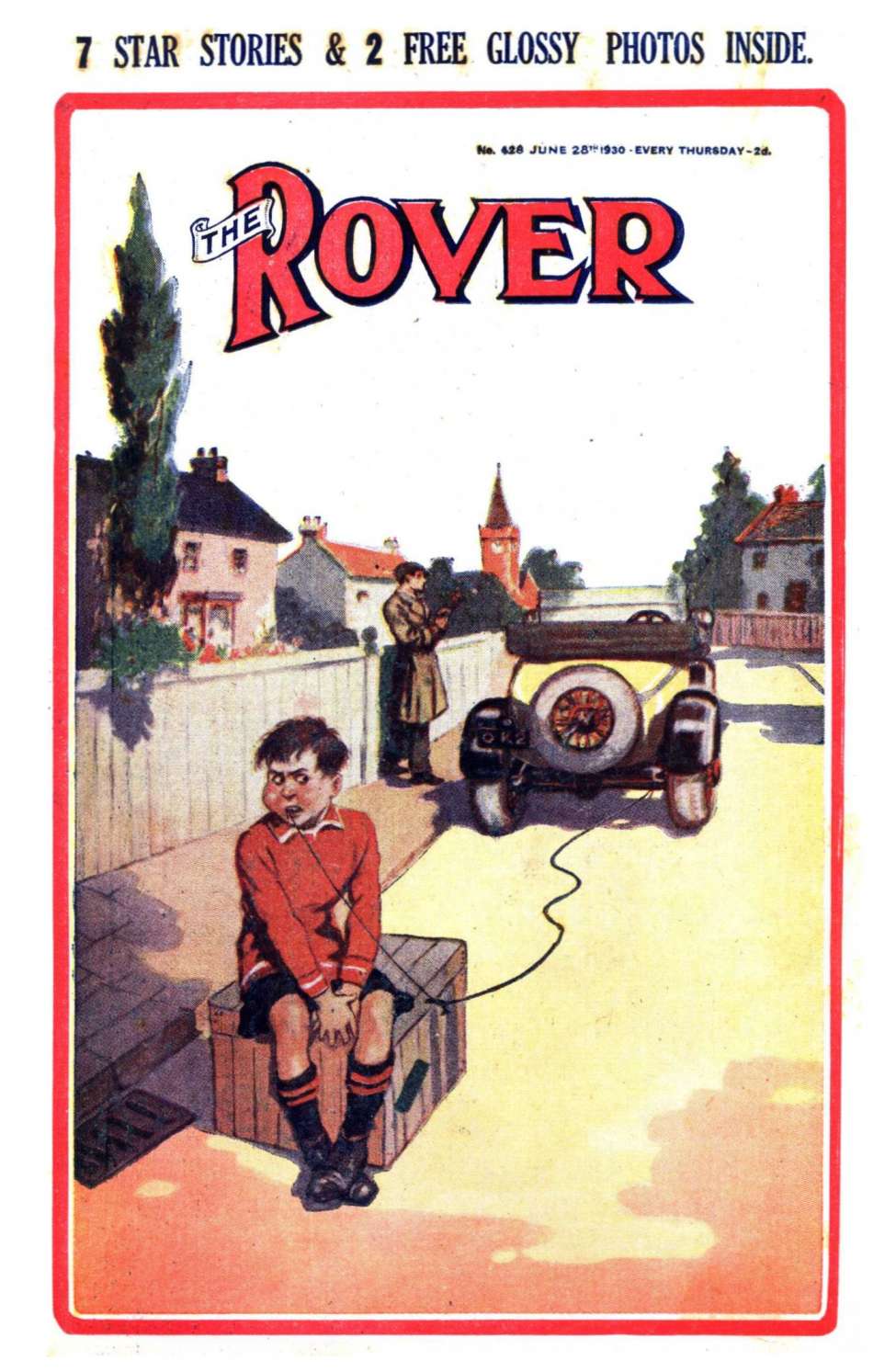 Comic Book Cover For The Rover 428
