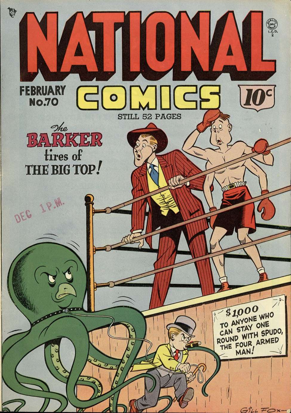 Book Cover For National Comics 70