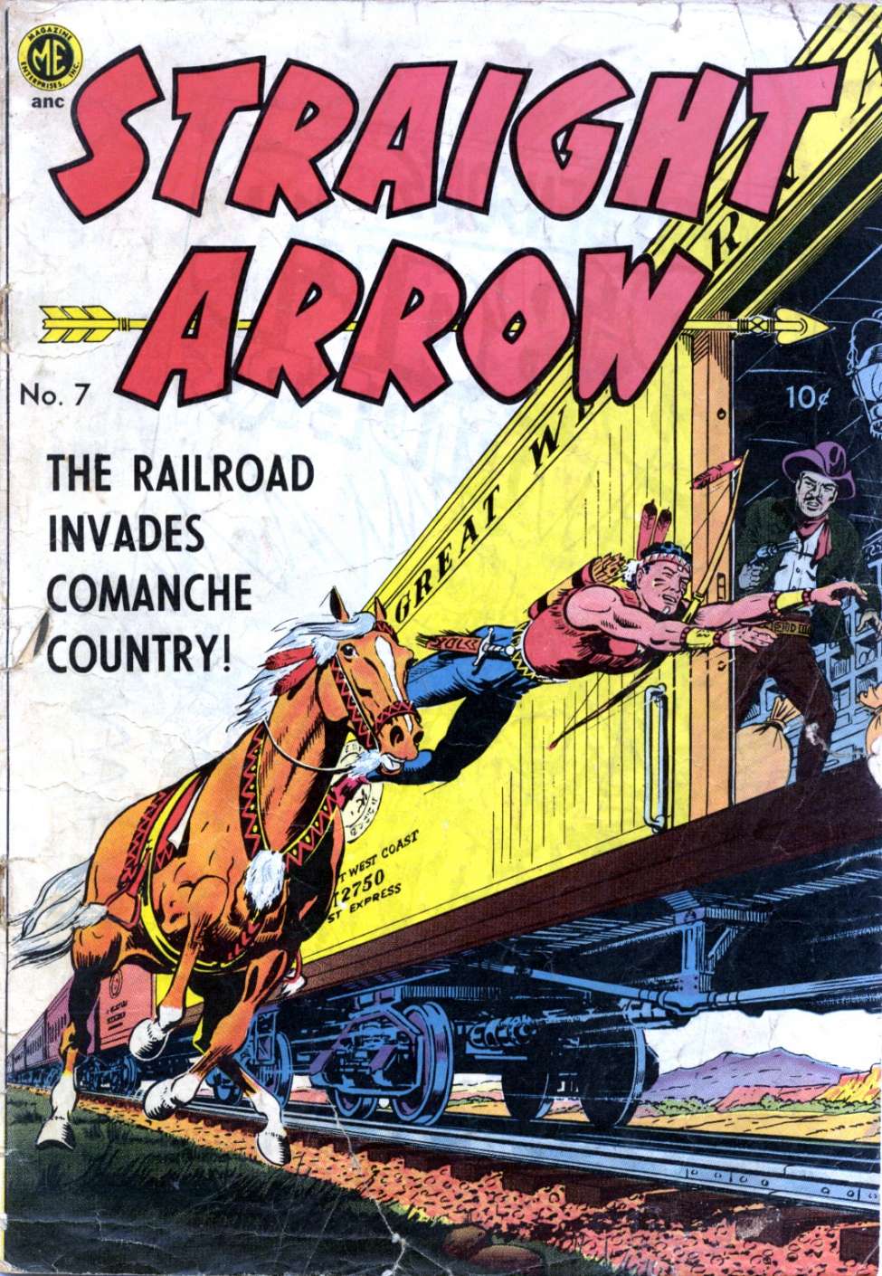 Comic Book Cover For Straight Arrow 7