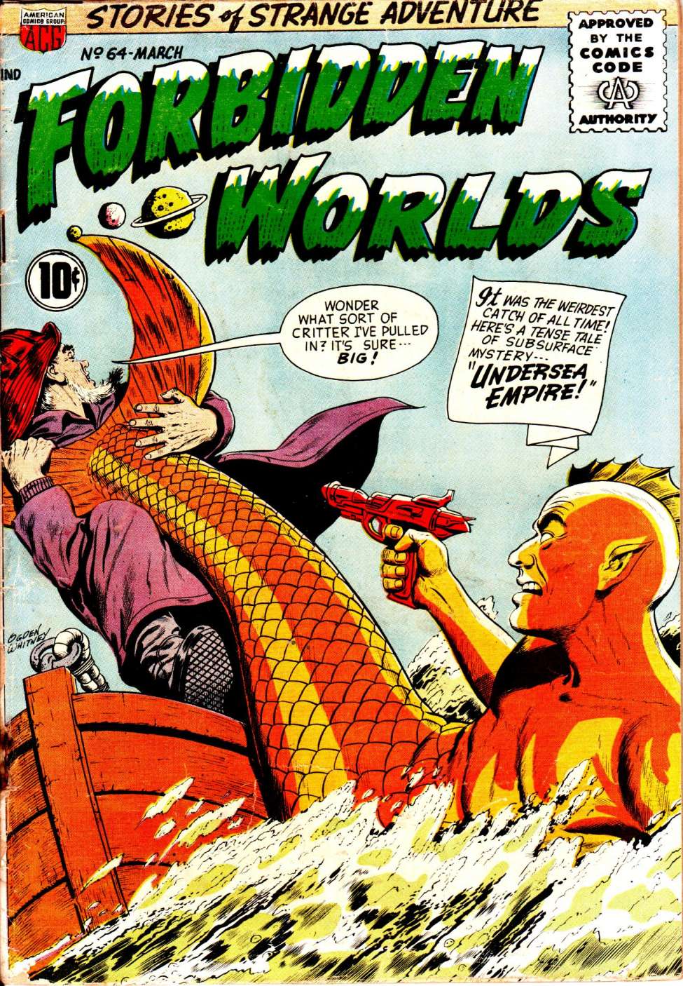 Comic Book Cover For Forbidden Worlds 64