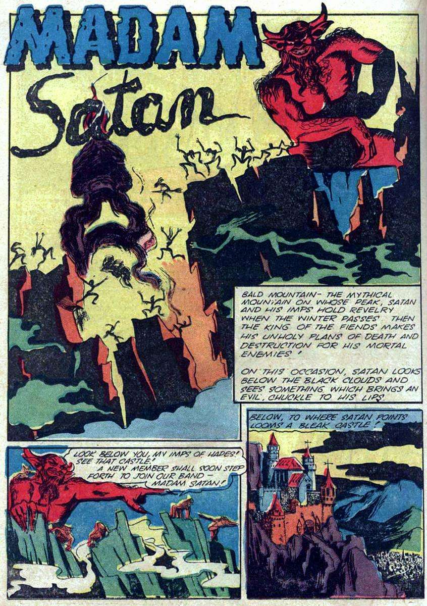 Comic Book Cover For Madam Satan Collection