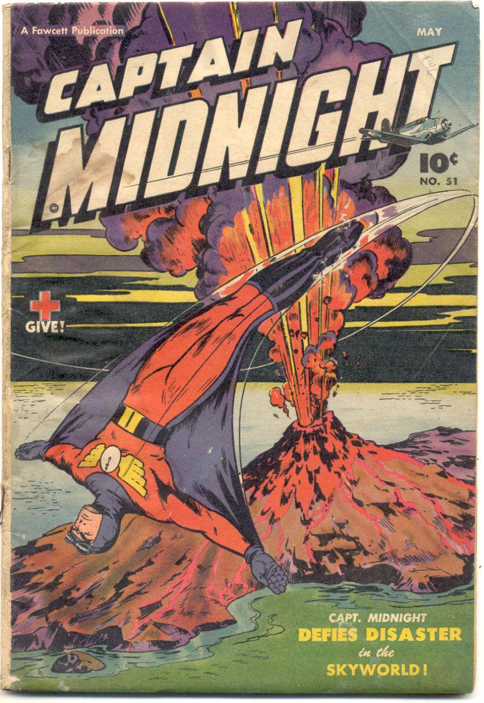 Comic Book Cover For Captain Midnight 51