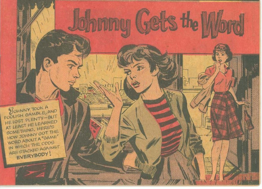 Comic Book Cover For Johnny Gets the Word