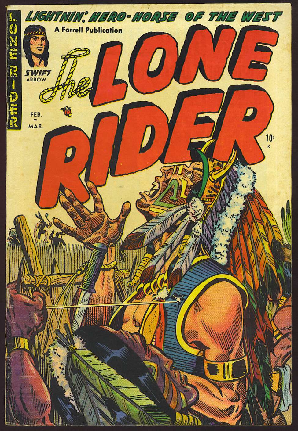 Comic Book Cover For The Lone Rider 18