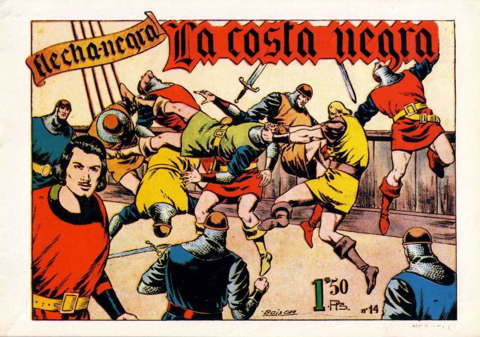 Comic Book Cover For Flecha Negra 14 - La Costa Negra