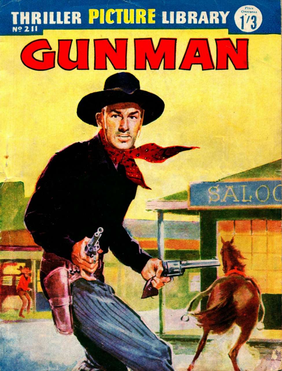 Book Cover For Thriller Picture Library 211 - Gunman