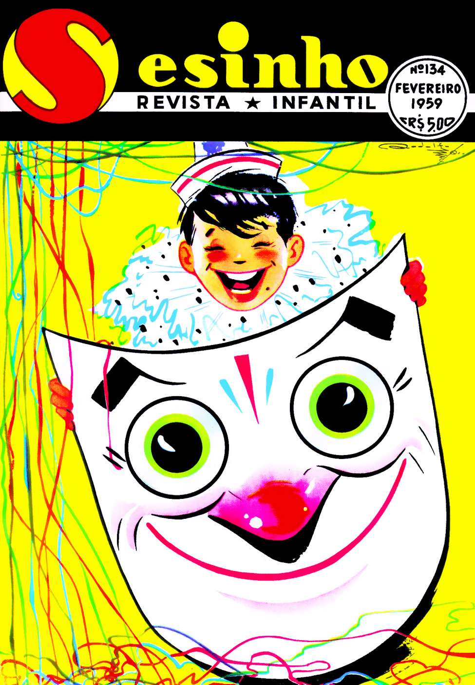 Comic Book Cover For Sesinho Revista Infanti 134