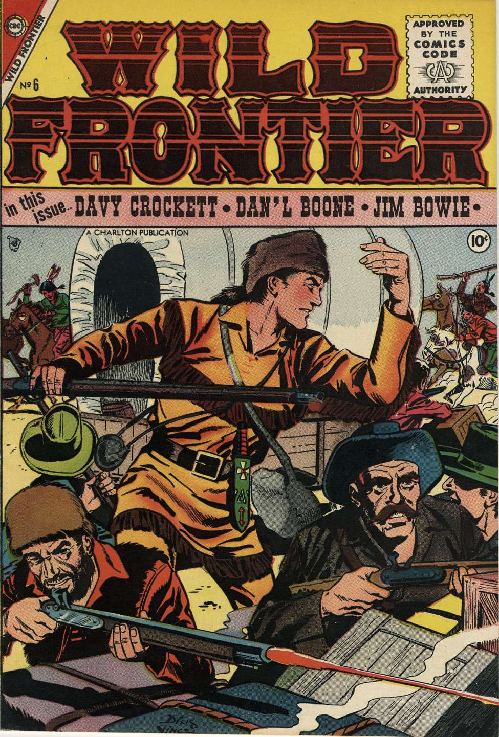 Comic Book Cover For Wild Frontier 6