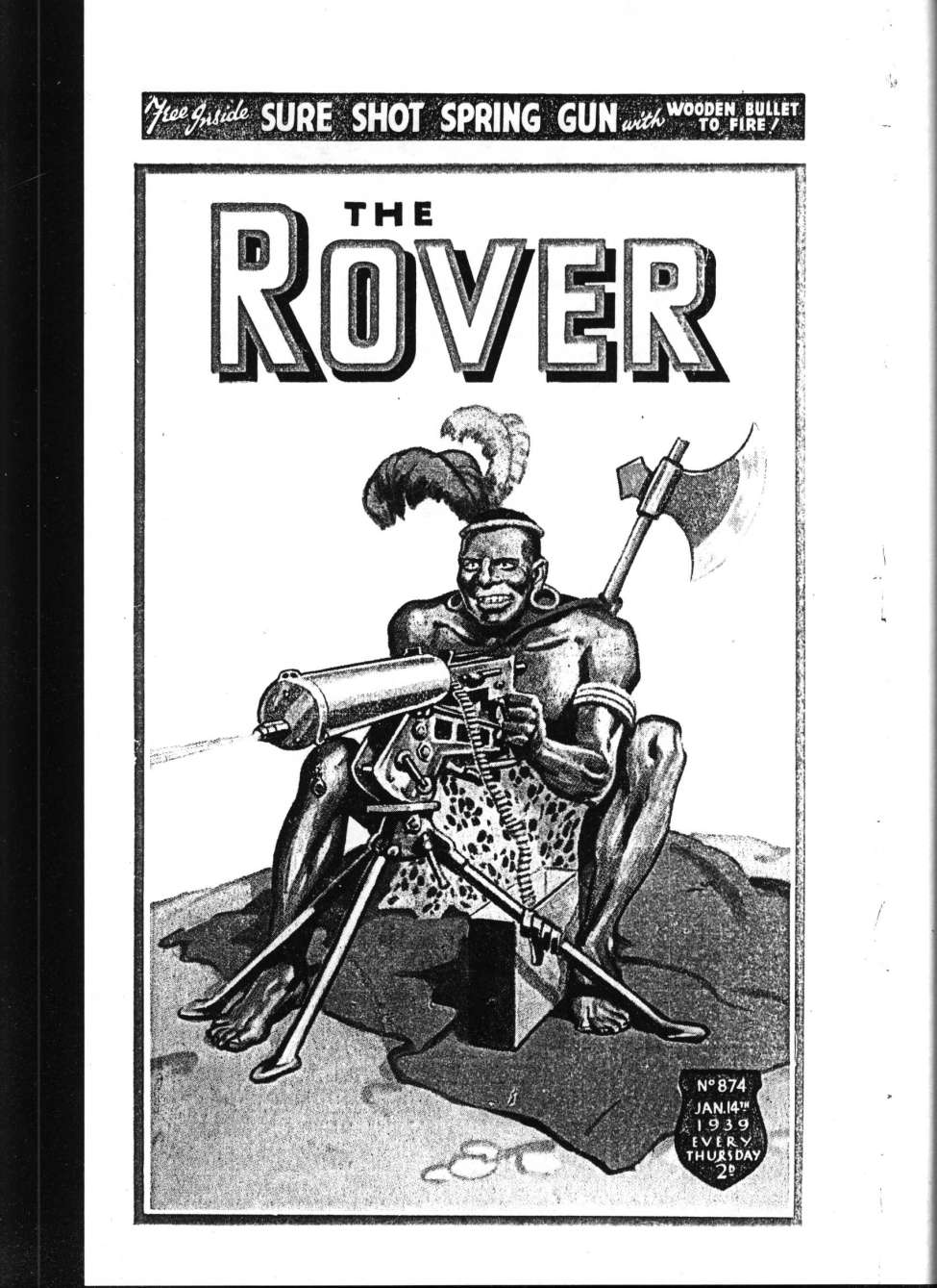 Comic Book Cover For The Rover 874