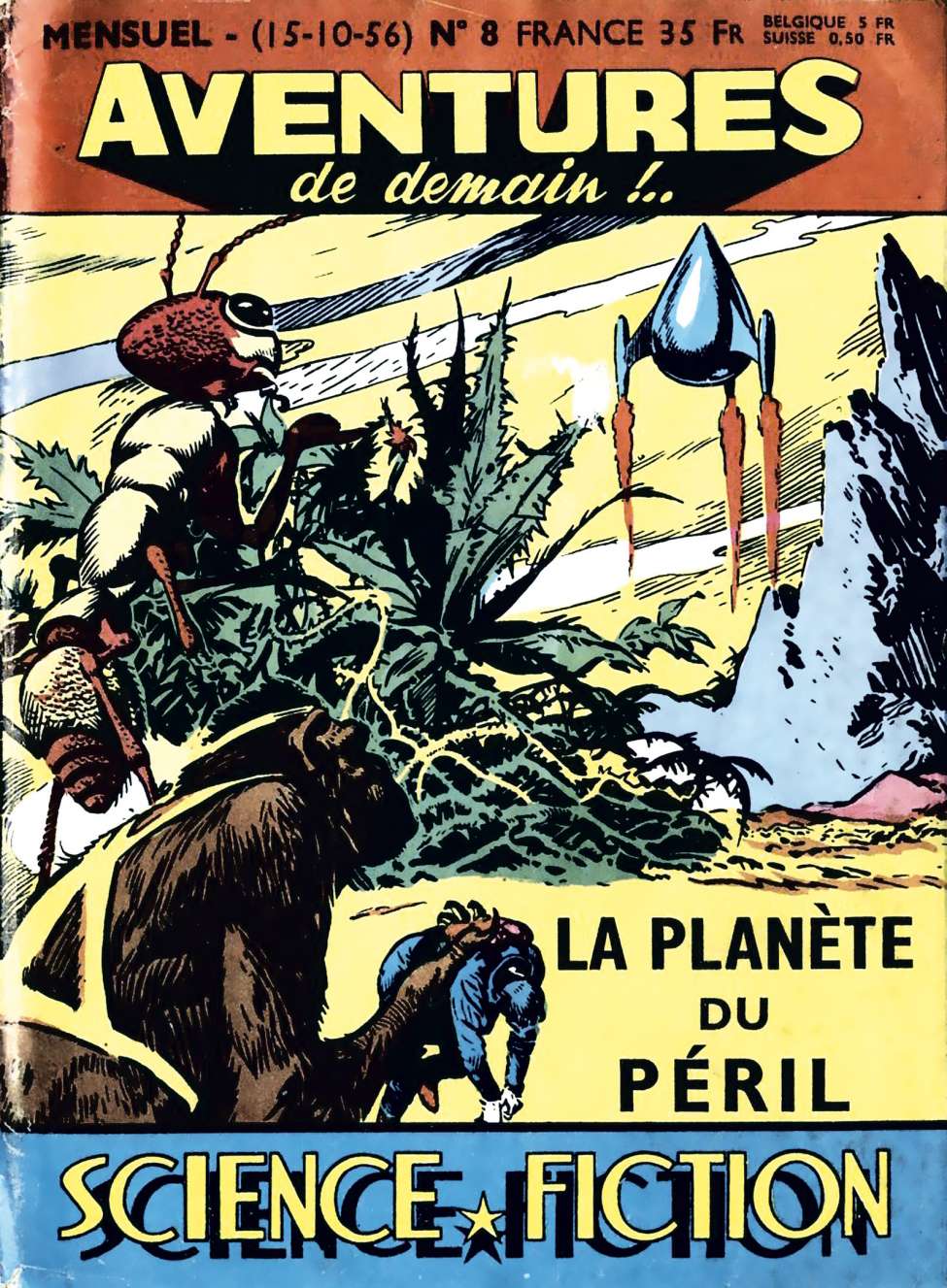 Comic Book Cover For Aventures de Demain 8 - La planète du péril