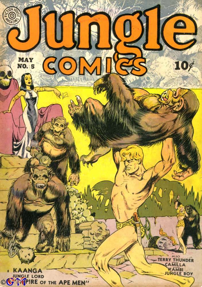 Comic Book Cover For Jungle Comics 5 - Version 1
