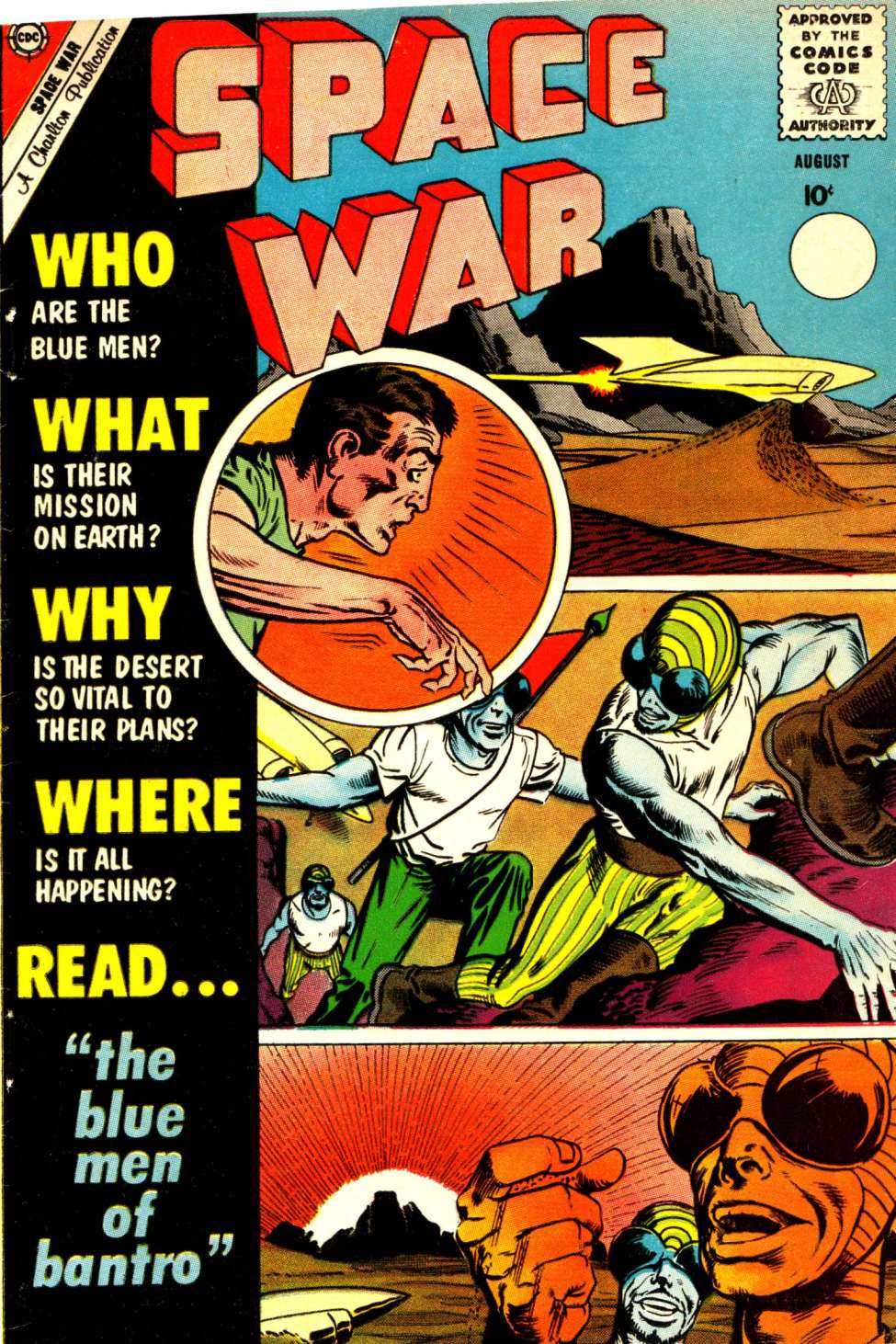 Comic Book Cover For Space War 6