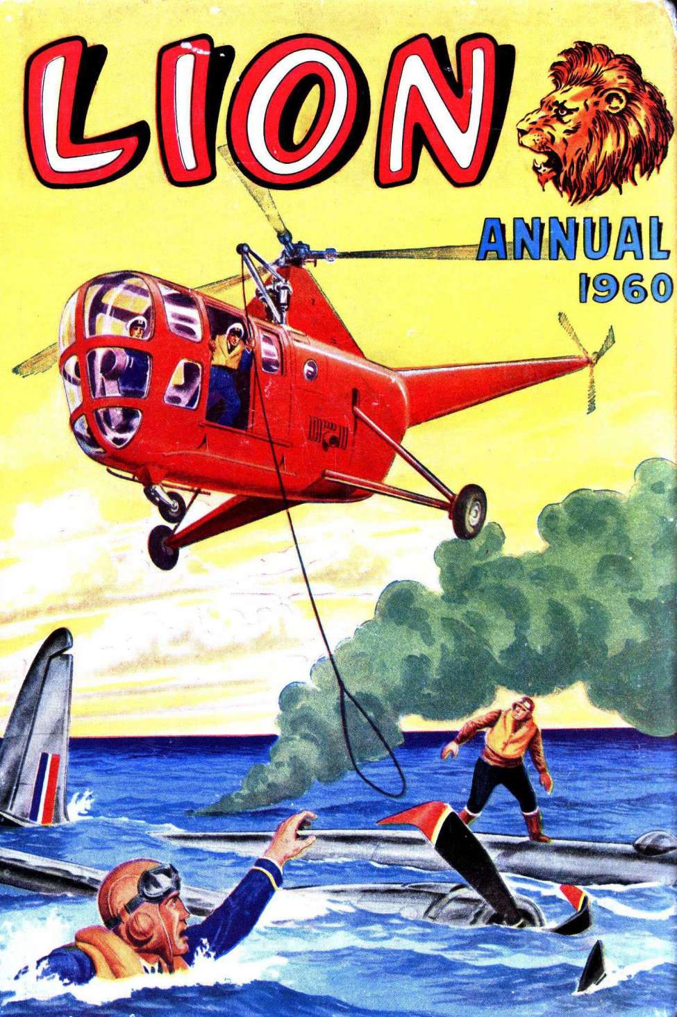 Book Cover For Lion Annual 1960