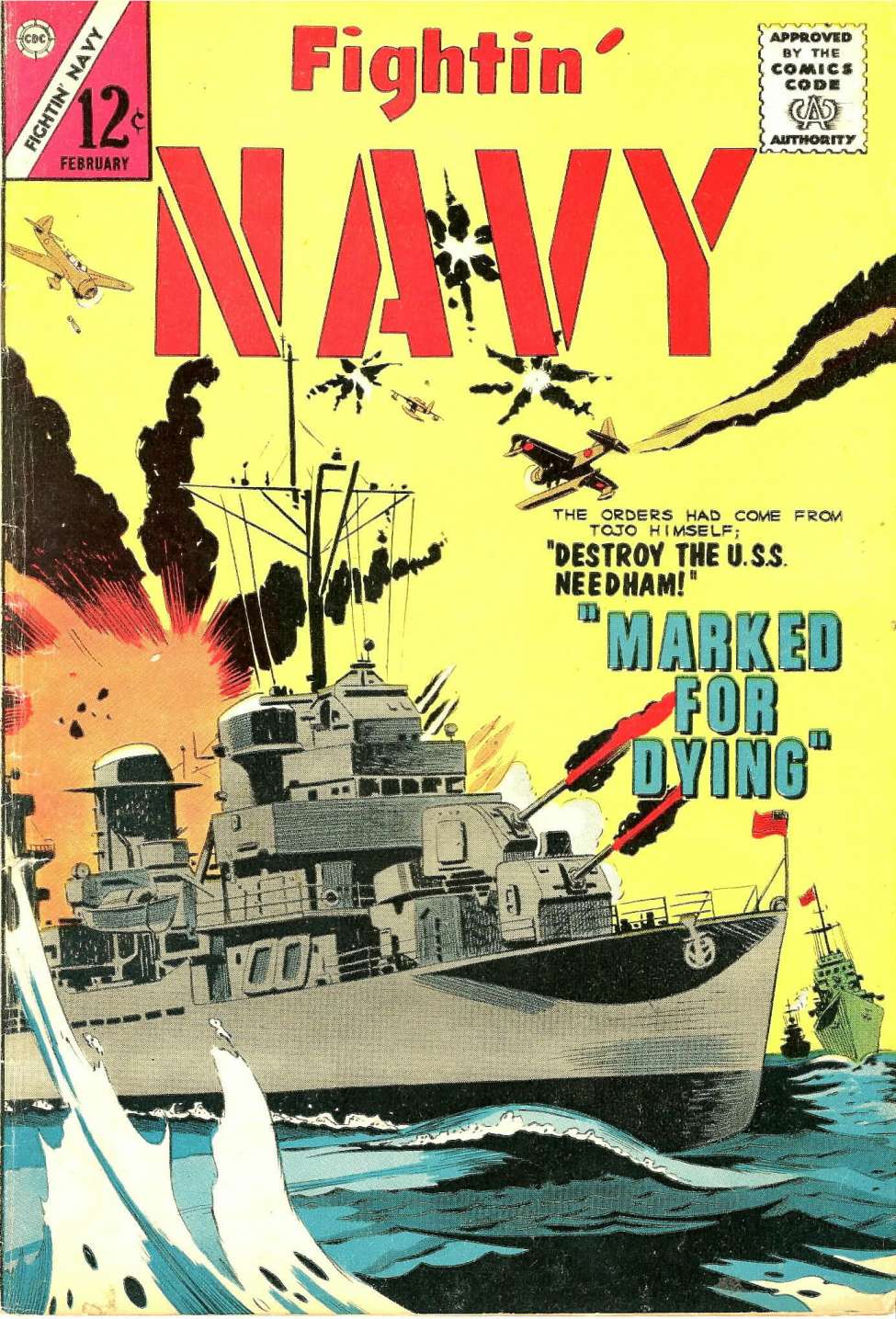 Comic Book Cover For Fightin' Navy 114