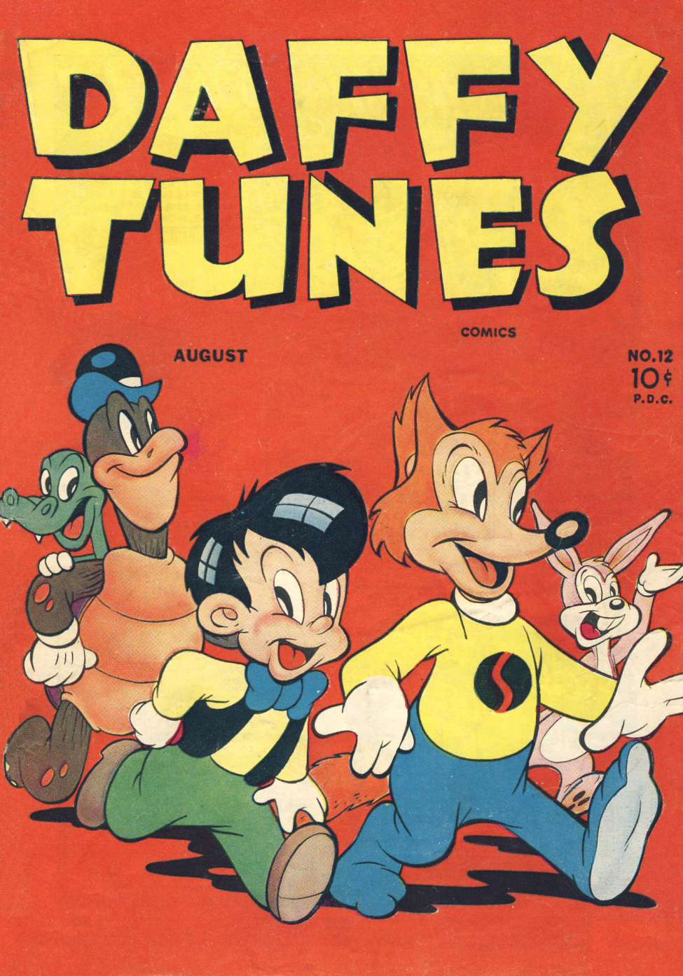 Comic Book Cover For Daffy Tunes 12